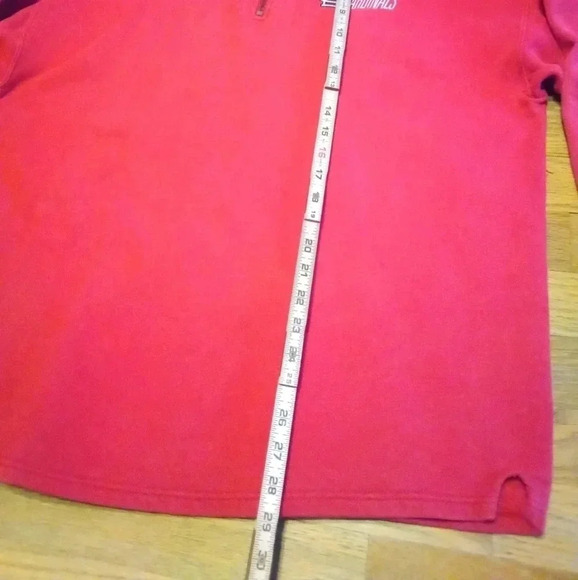 Vintage 90s St Louis Blues Cardinals 1/4 Zip Pullover Sweatshirt / Jacket - Picture 5 of 7